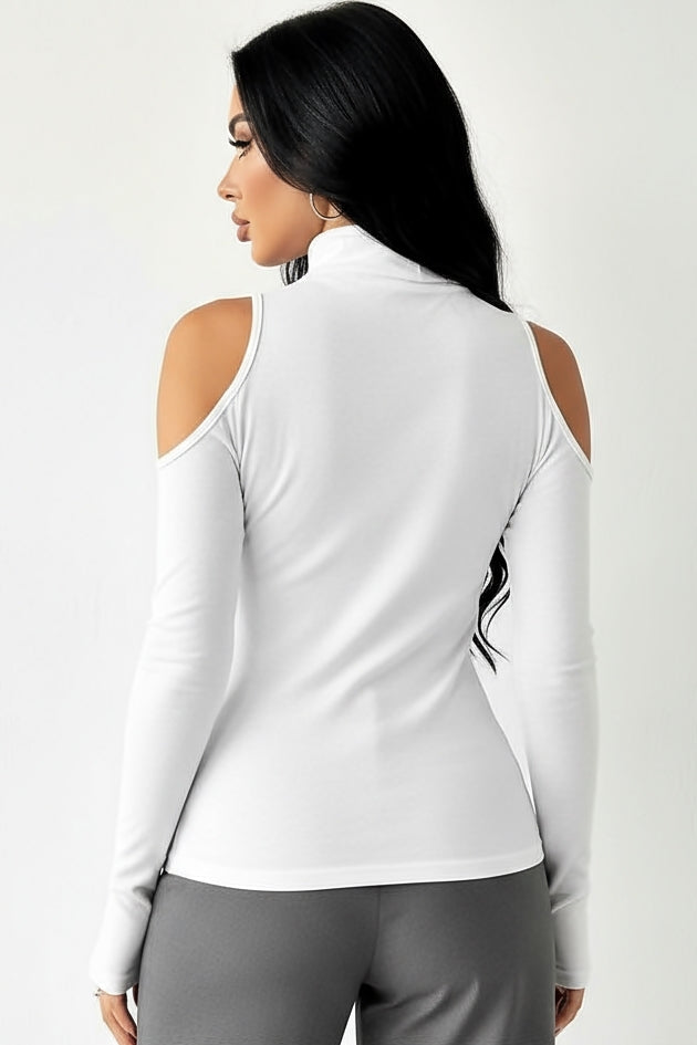 Ivory : Heavy No Shoulder Top