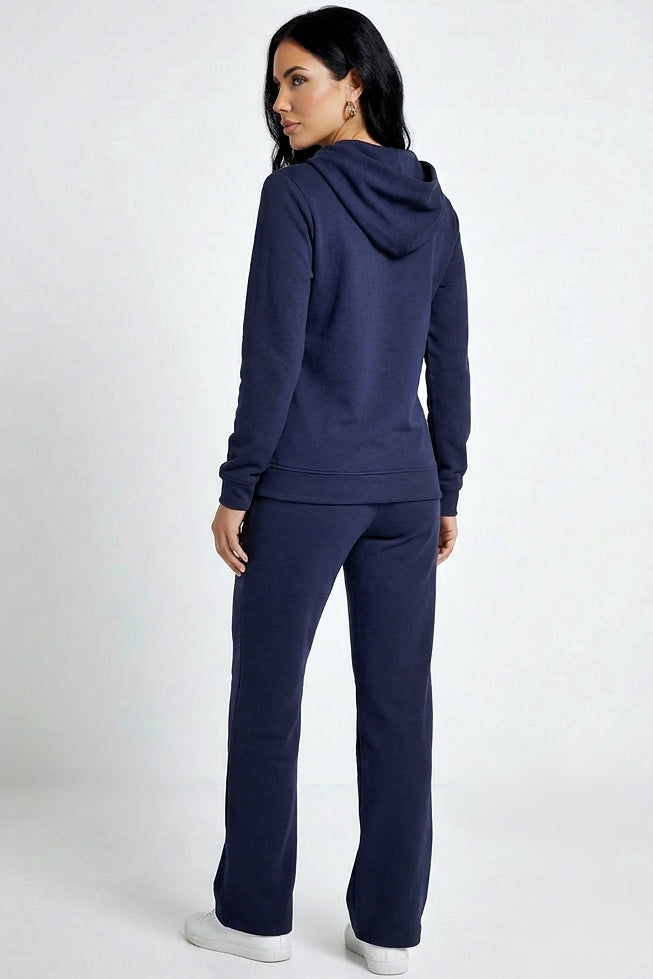 XCED : Hoodie + Straight Leg Sweat Pants Sets