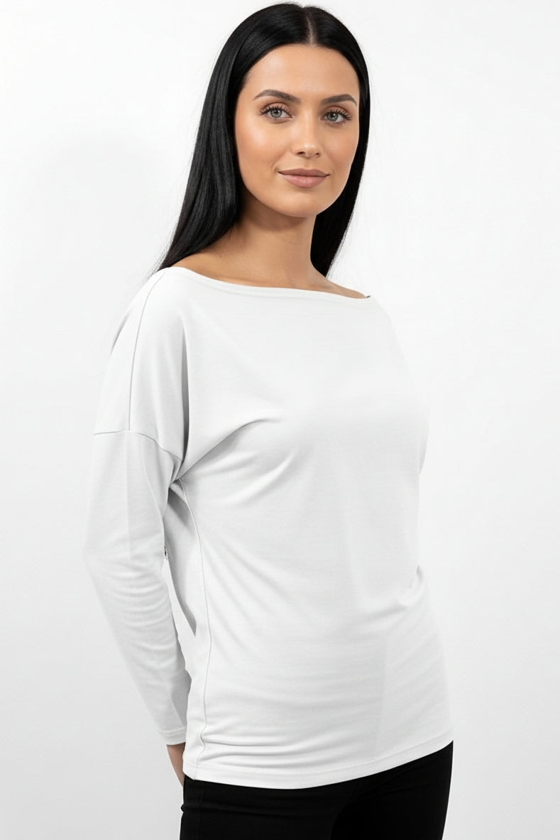 Ivory : Heavy Long Sleeve Top