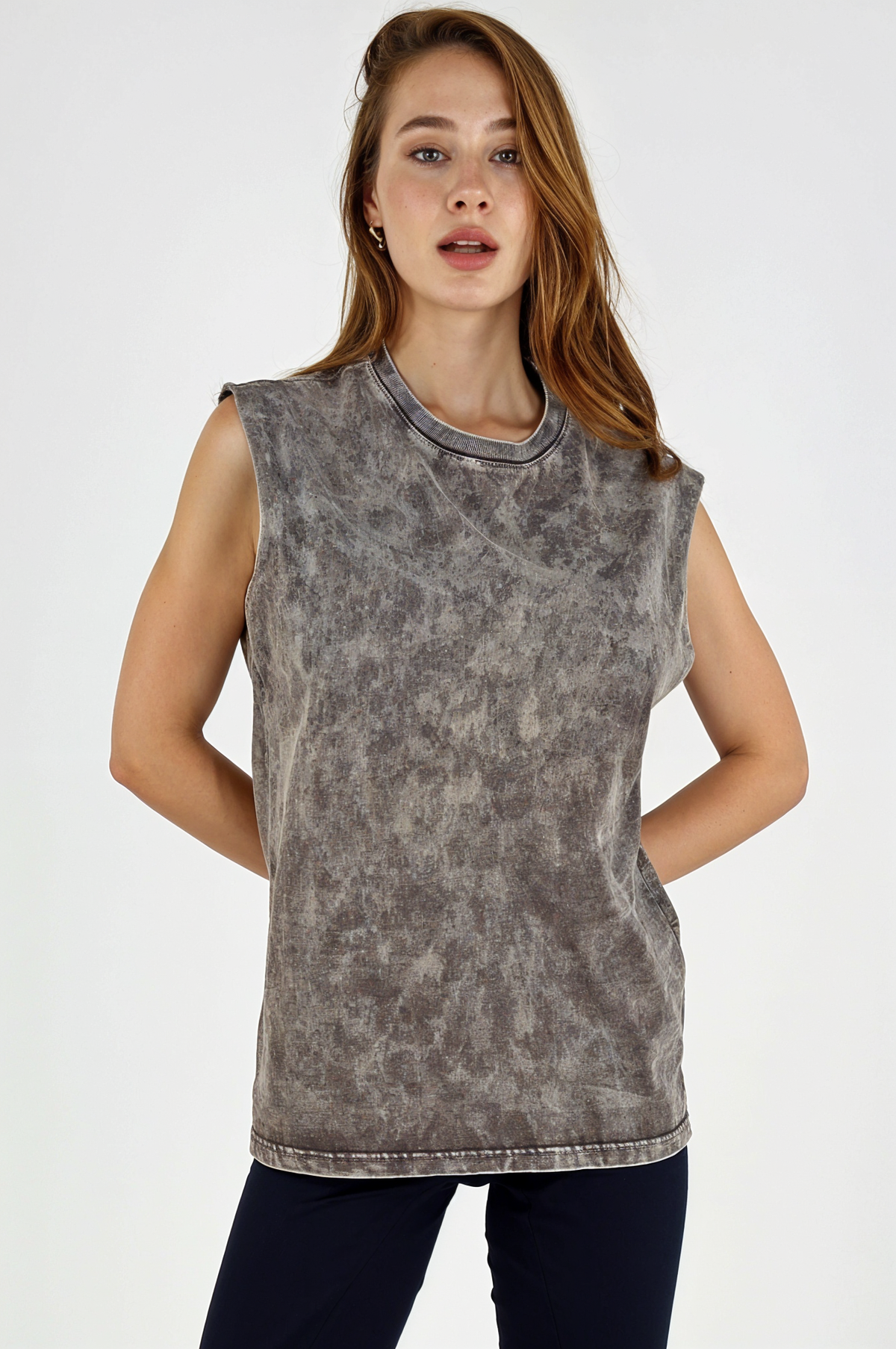 XCED : Acid Wash Tank Top