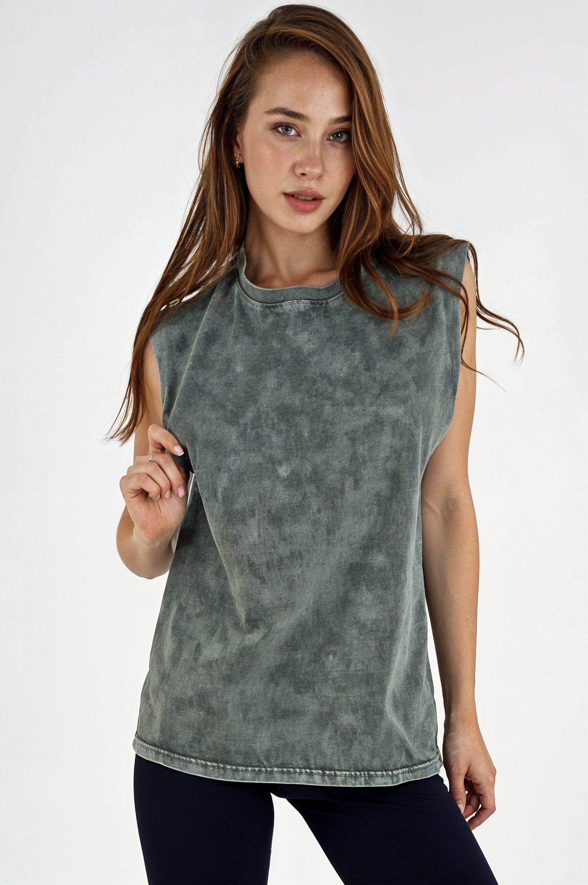 XCED : Acid Wash Tank Top