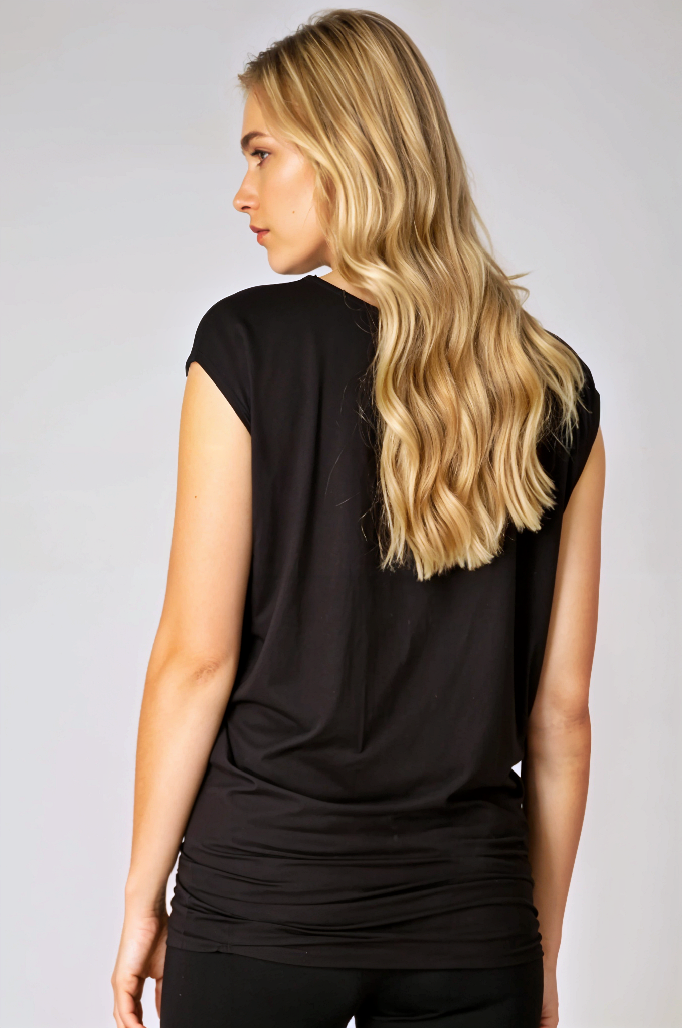 Ivory : Relaxed Scoop Neck Top