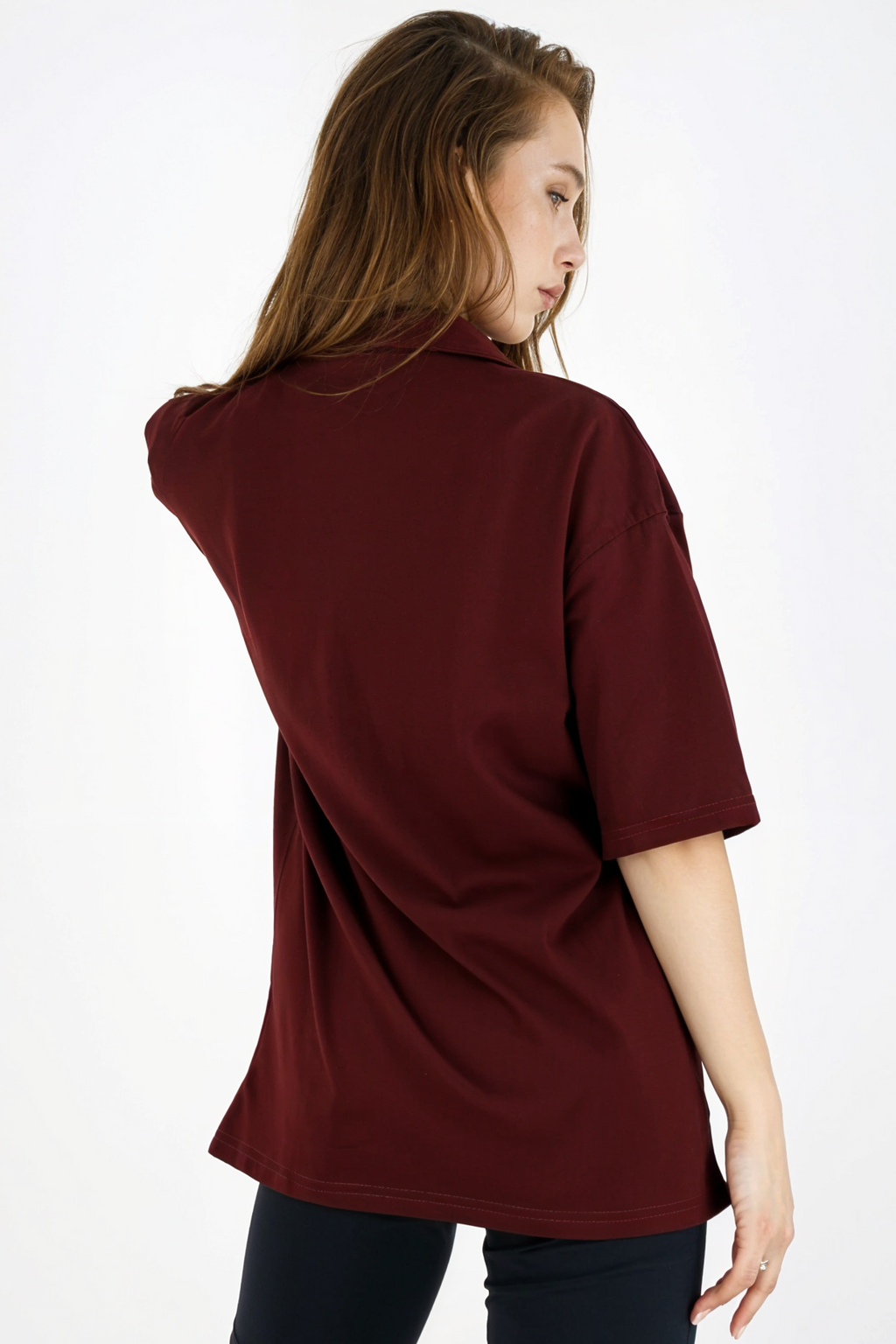XCED : Collar Oversized T-shirt