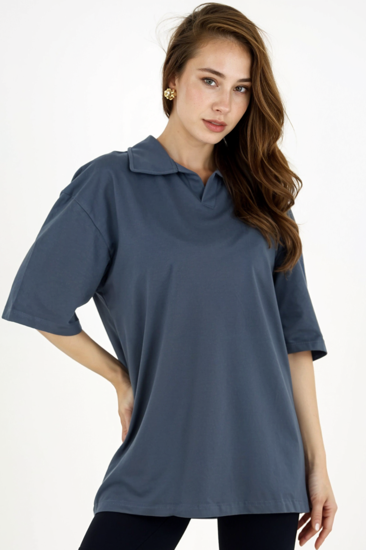 XCED : Collar Oversized T-shirt