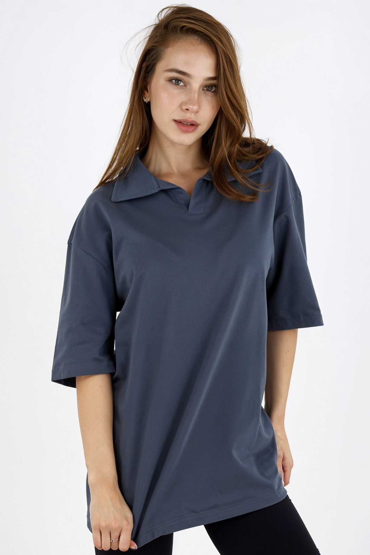 XCED : Collar Oversized T-shirt