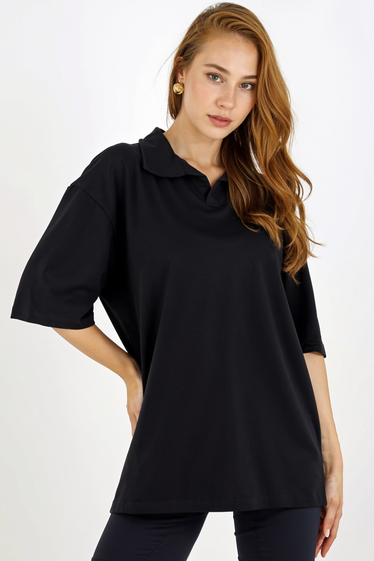 XCED : Collar Oversized T-shirt
