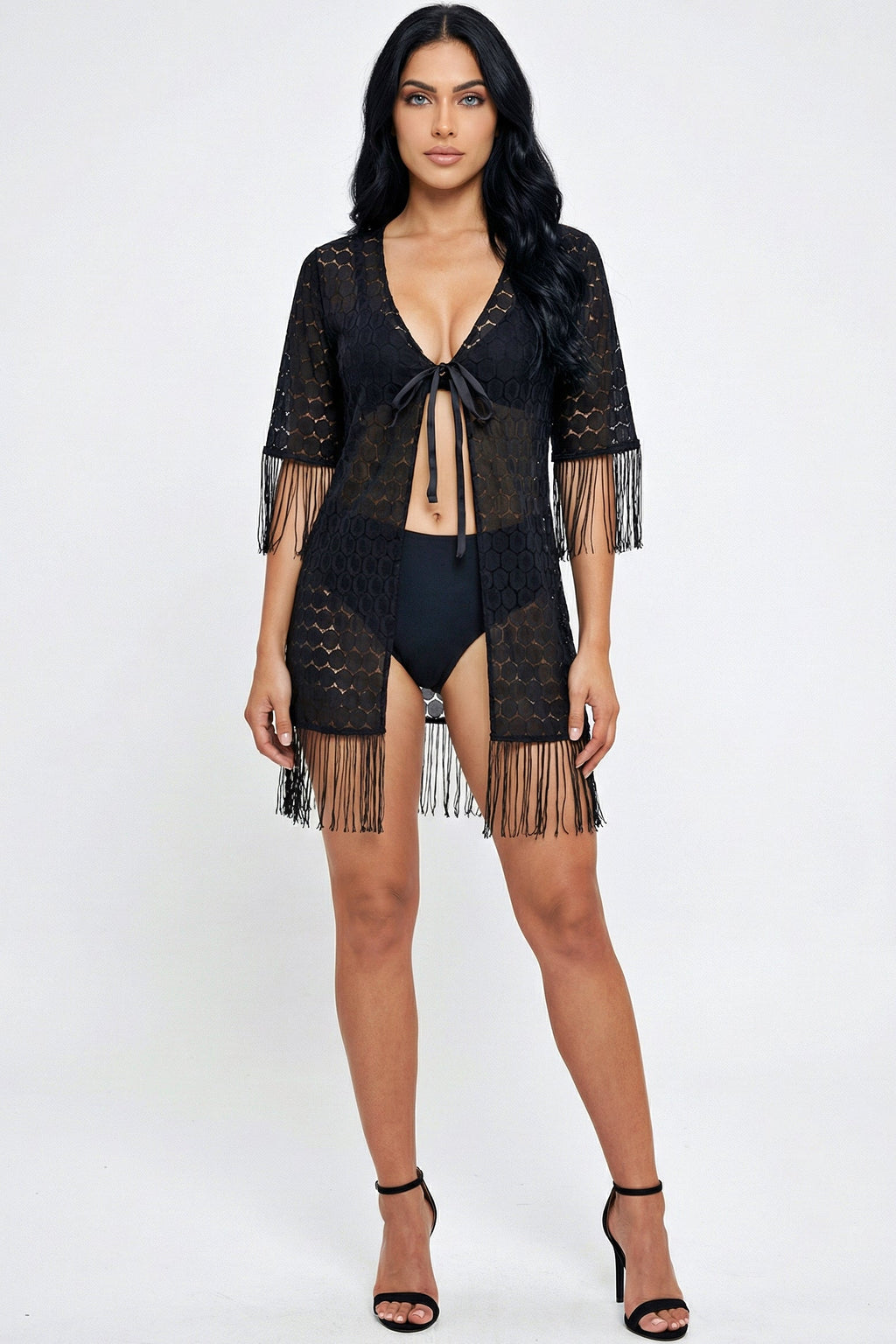 Bronze : Midnight Allure Kimono