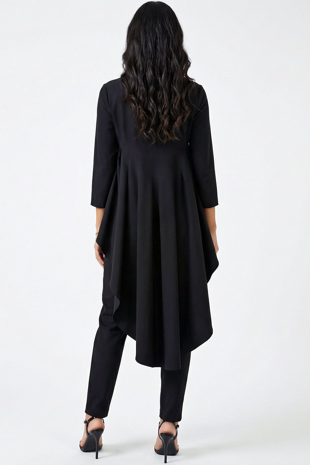 Bronze : Elegant Asymmetrical Draped Tunic