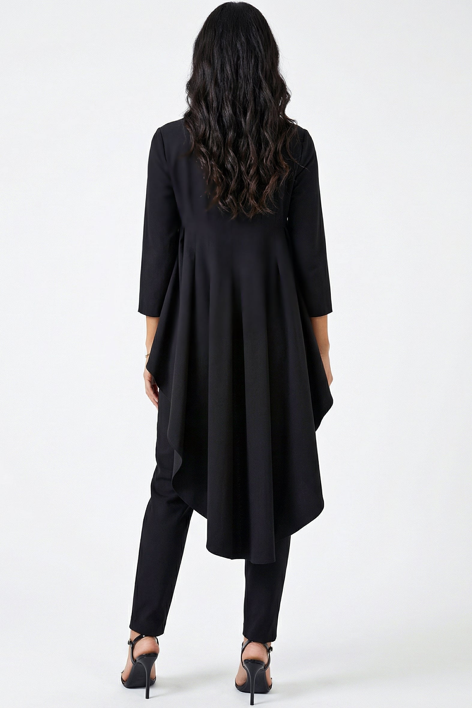 Bronze : Elegant Asymmetrical Draped Tunic