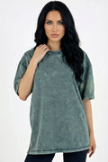 XCED Washed Oversized T-shirt Women