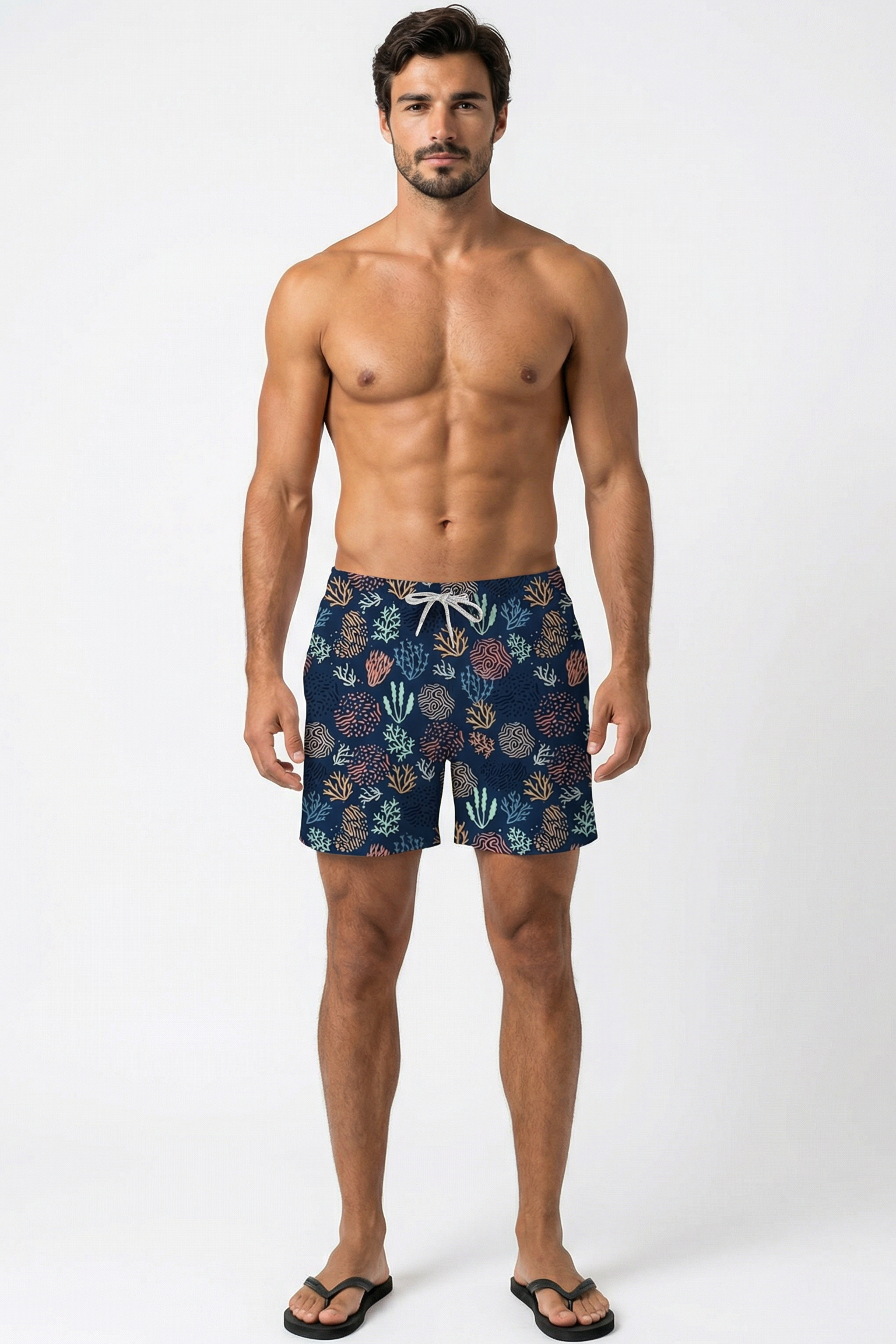Bahr Blue Corals Swim Shorts