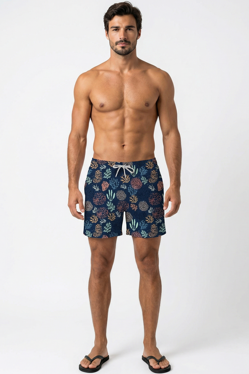 Bahr Blue Corals Swim Shorts