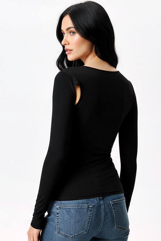 Ivory : Soft Sleeve Top