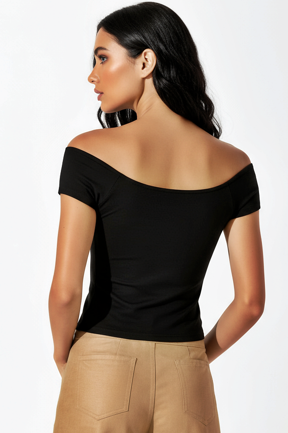 Ivory : Soft Wrap Top