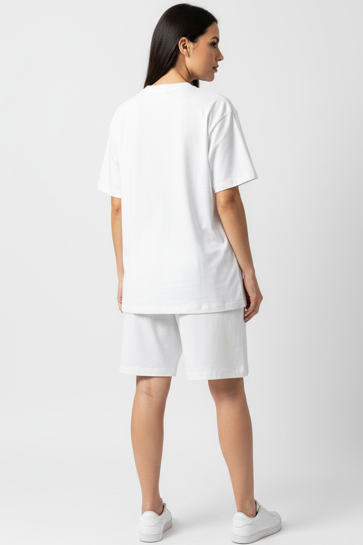 XCED Oversized T-shirt + Shorts Set Women