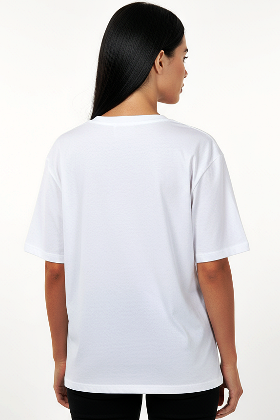 XCED V-neck Women Oversized T-shirt