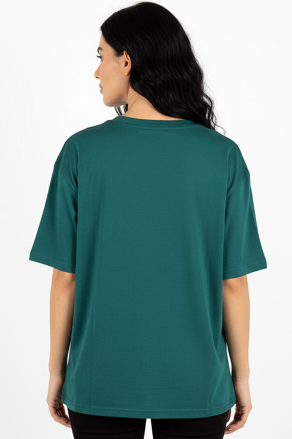 XCED V-neck Women Oversized T-shirt