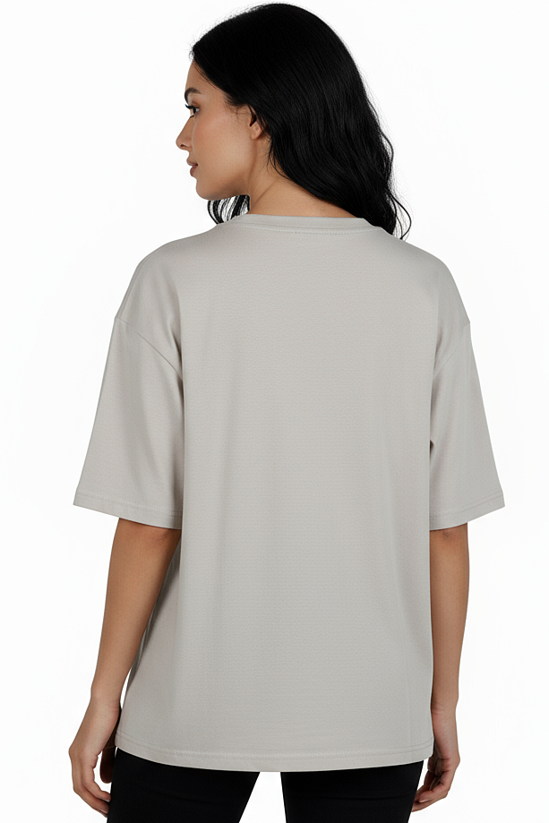 XCED V-neck Women Oversized T-shirt