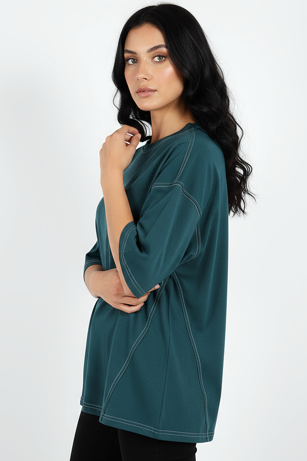 XCED : Stitching Oversized T-shirt V2