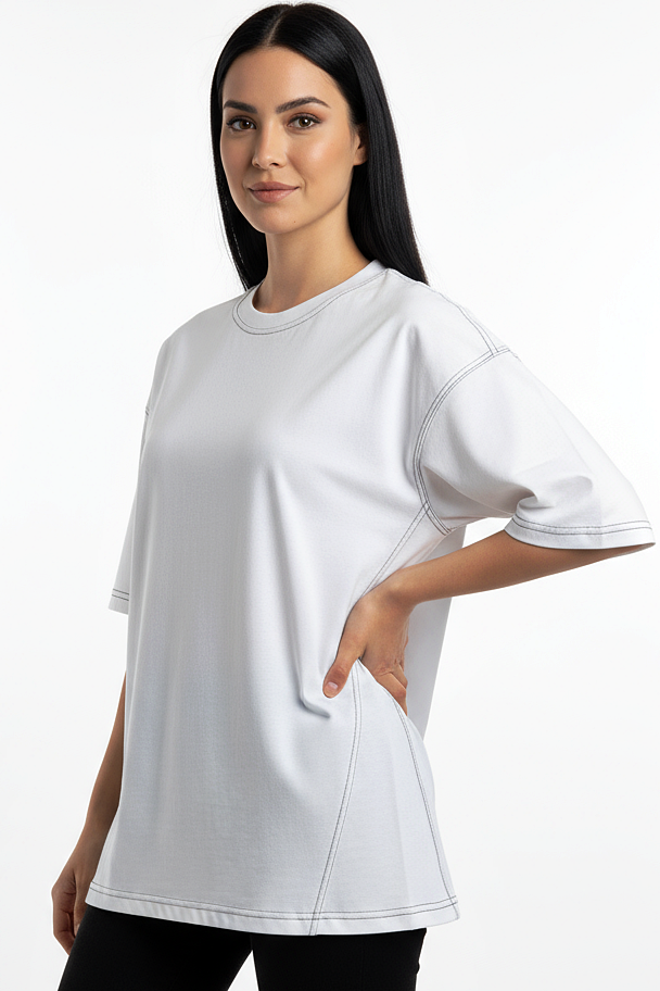 XCED : Stitching Oversized T-shirt V2