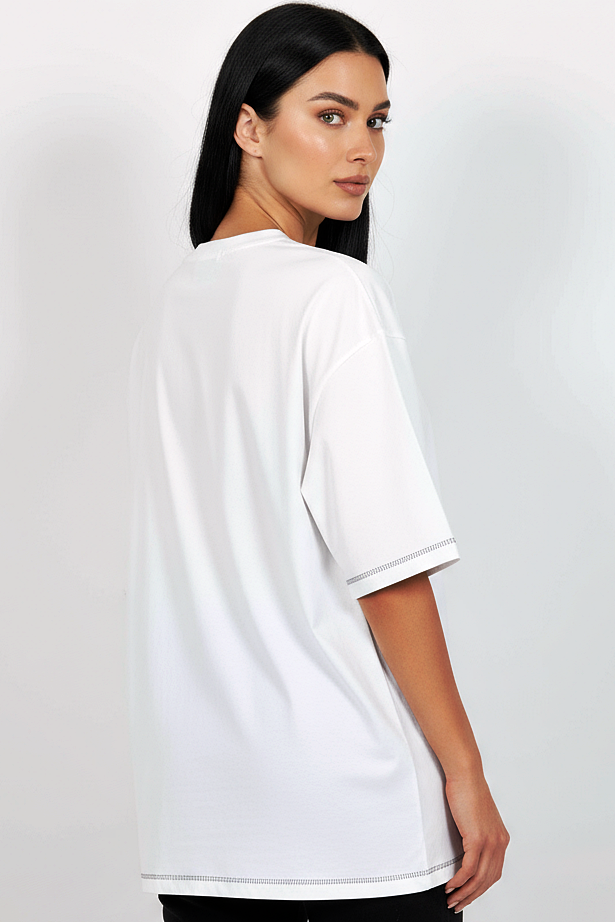 XCED : Stitching Oversized T-shirt