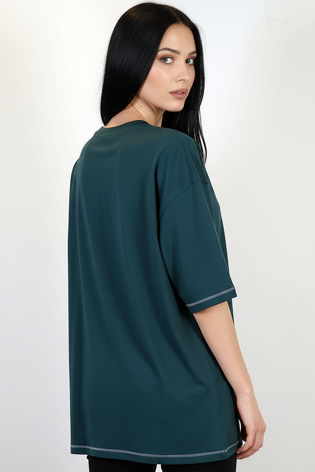 XCED : Stitching Oversized T-shirt
