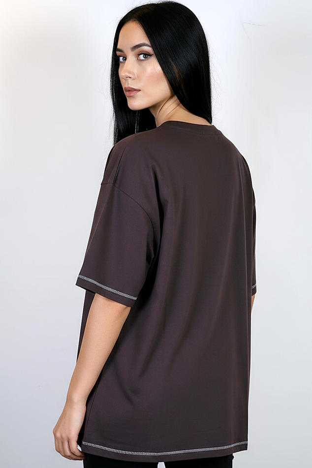 XCED : Stitching Oversized T-shirt