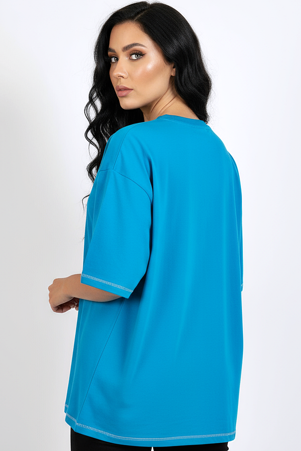 XCED : Stitching Oversized T-shirt