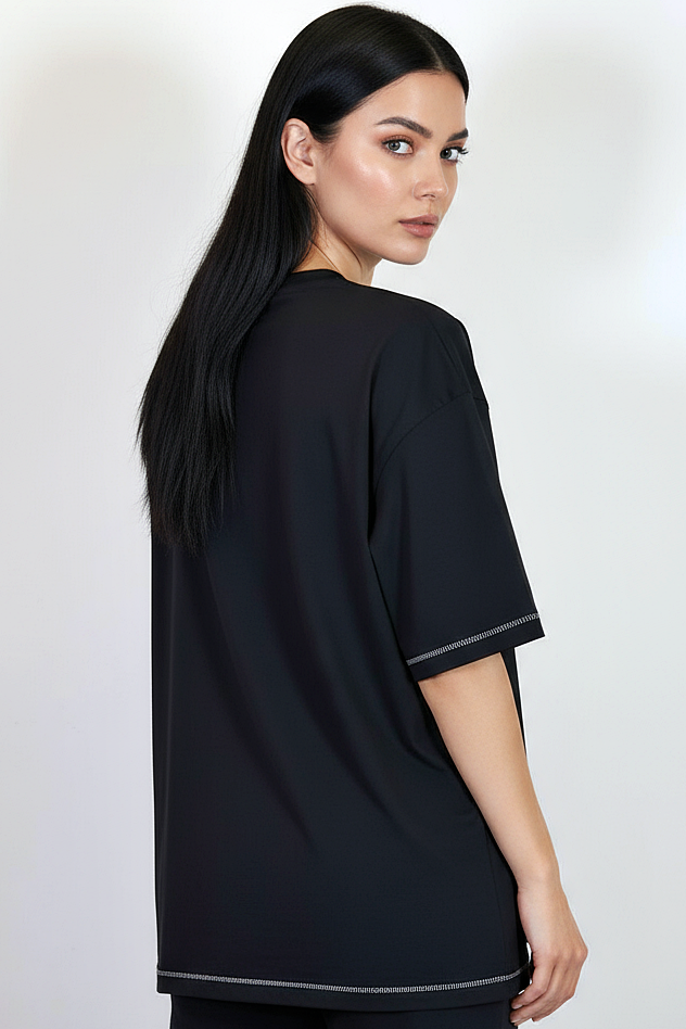 Xced women's stitching oversized tee, Egypt