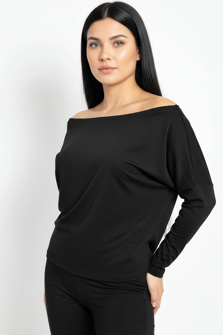 Ivory : Heavy Long Sleeve Top