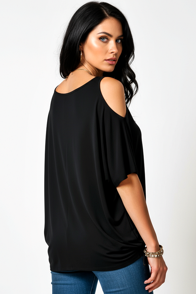 Ivory : Asymmetrical Flow Top