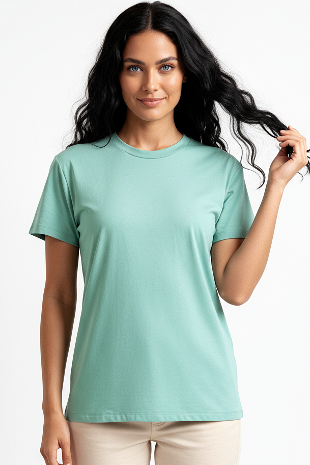 Ivory : Crew Flow Tee