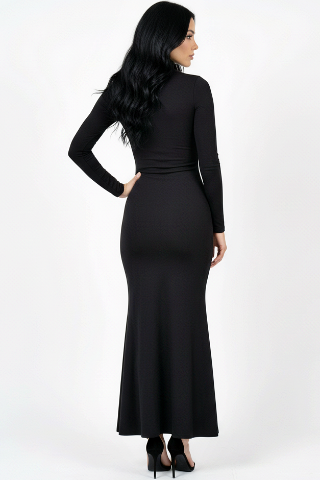Ivory : Heavy Long Sleeve Dress