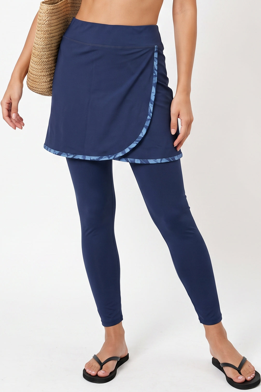 LIB : Navy Skirted Leggings