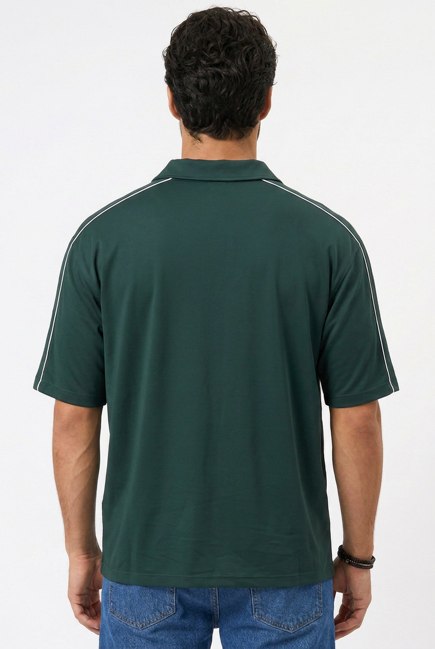 XCED V-neck Collar T-shirt