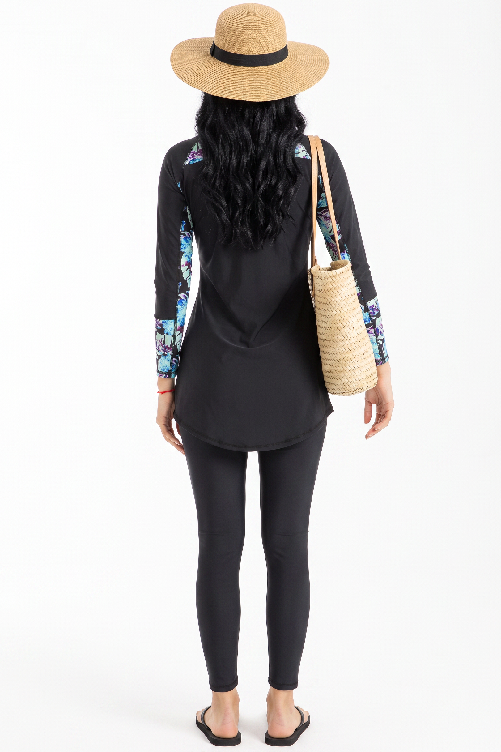 LIB : Ocean Sense Meta Floral Swimsuit