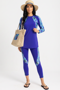 LIB : Asymmetrical Basic Blue Haze Swimsuit