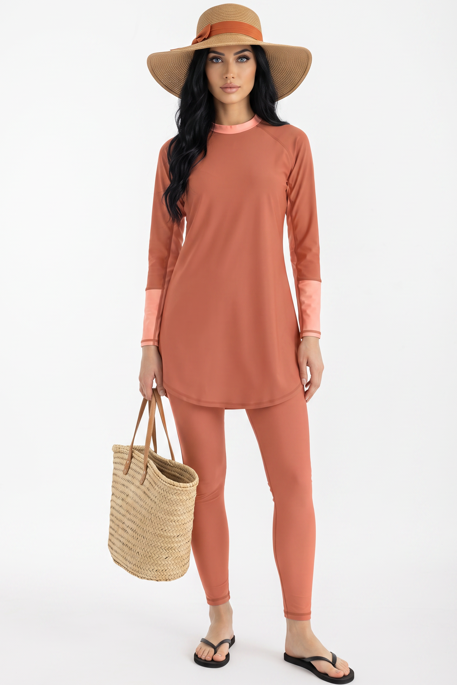 LIB : Ocean Sense Teracotta Gradience Swimsuit