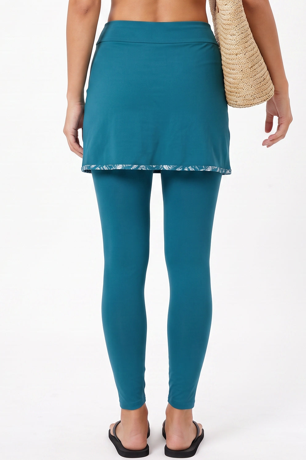LIB : Teal Skirted Leggings