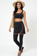 LIB : Coral Skirted Leggings