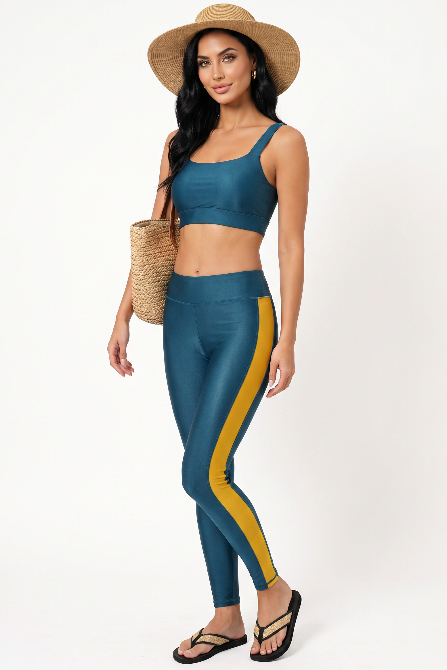 LIB : Petrol Swim Leggings