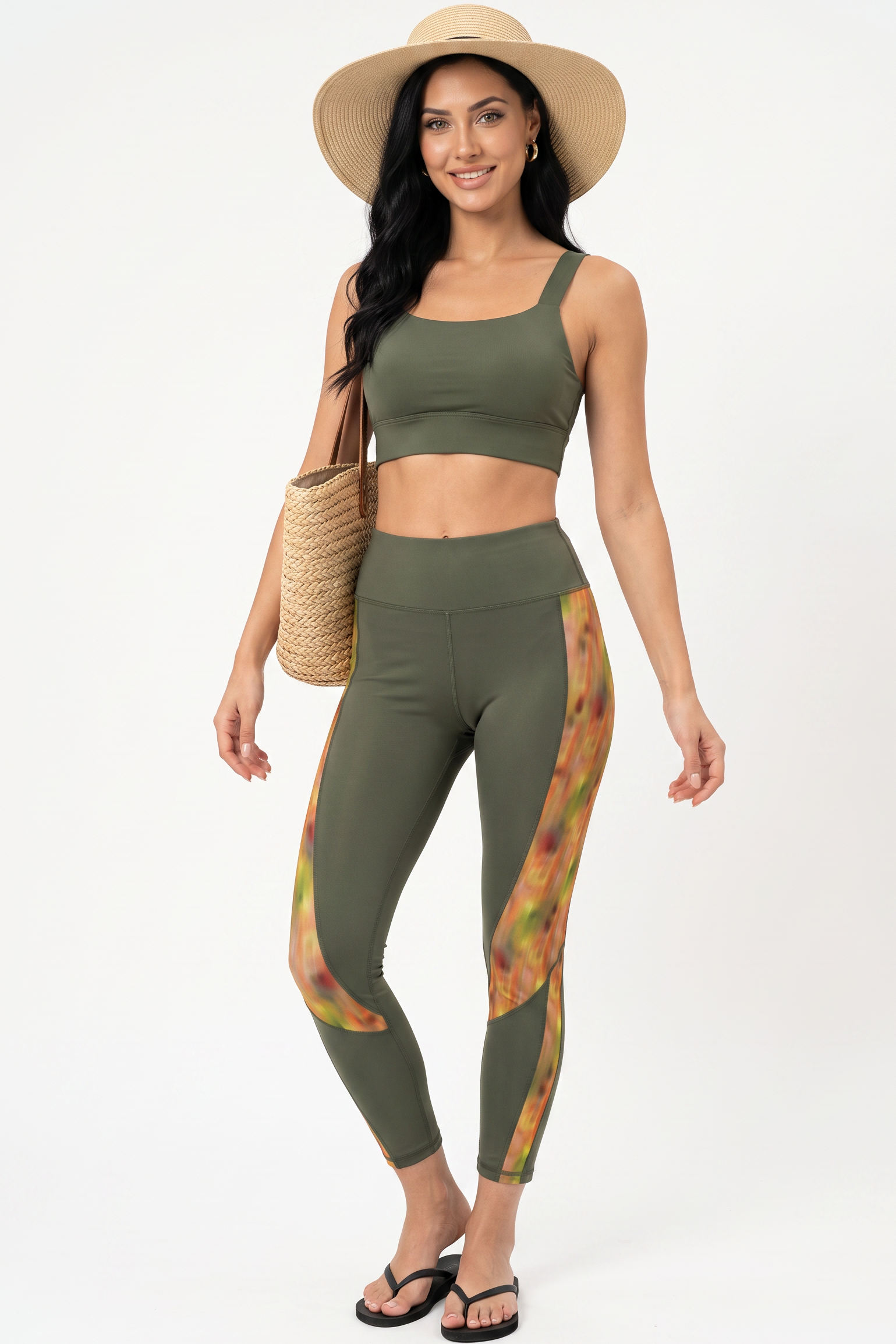 LIB : Olive Swim Leggings