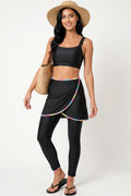 LIB : LEG-SKIRT Black