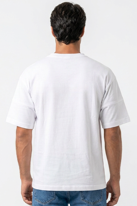 XCED V-Neck Panelled Tee