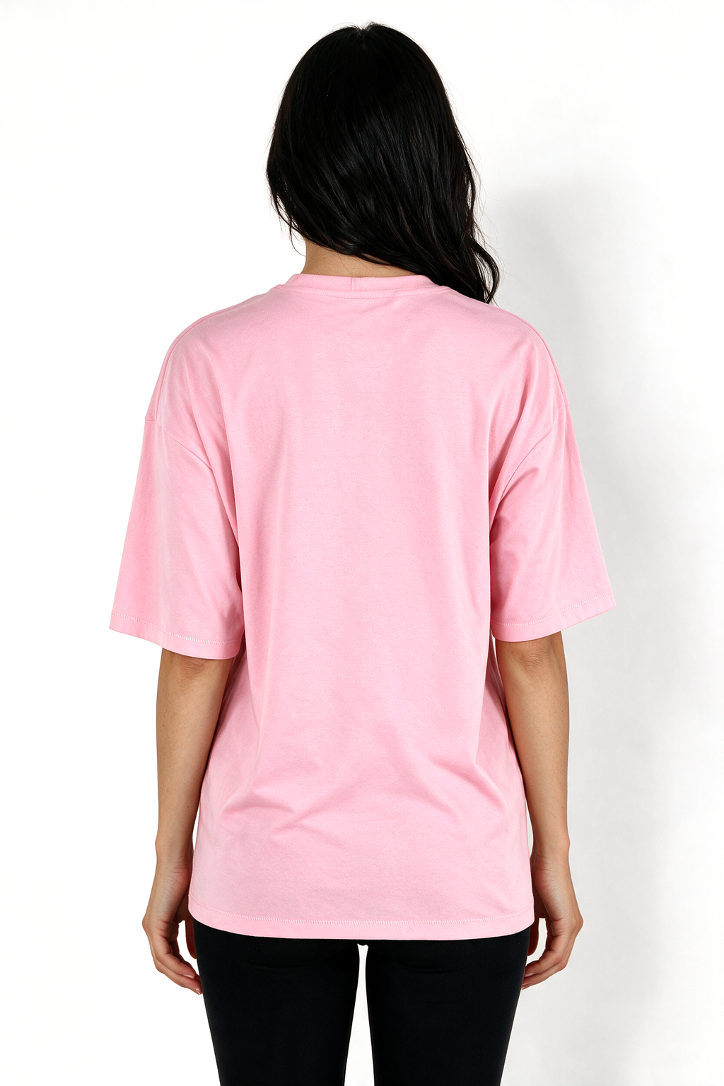 XCED : Heavy-Weight Stitched Oversized T-shirt rose back
