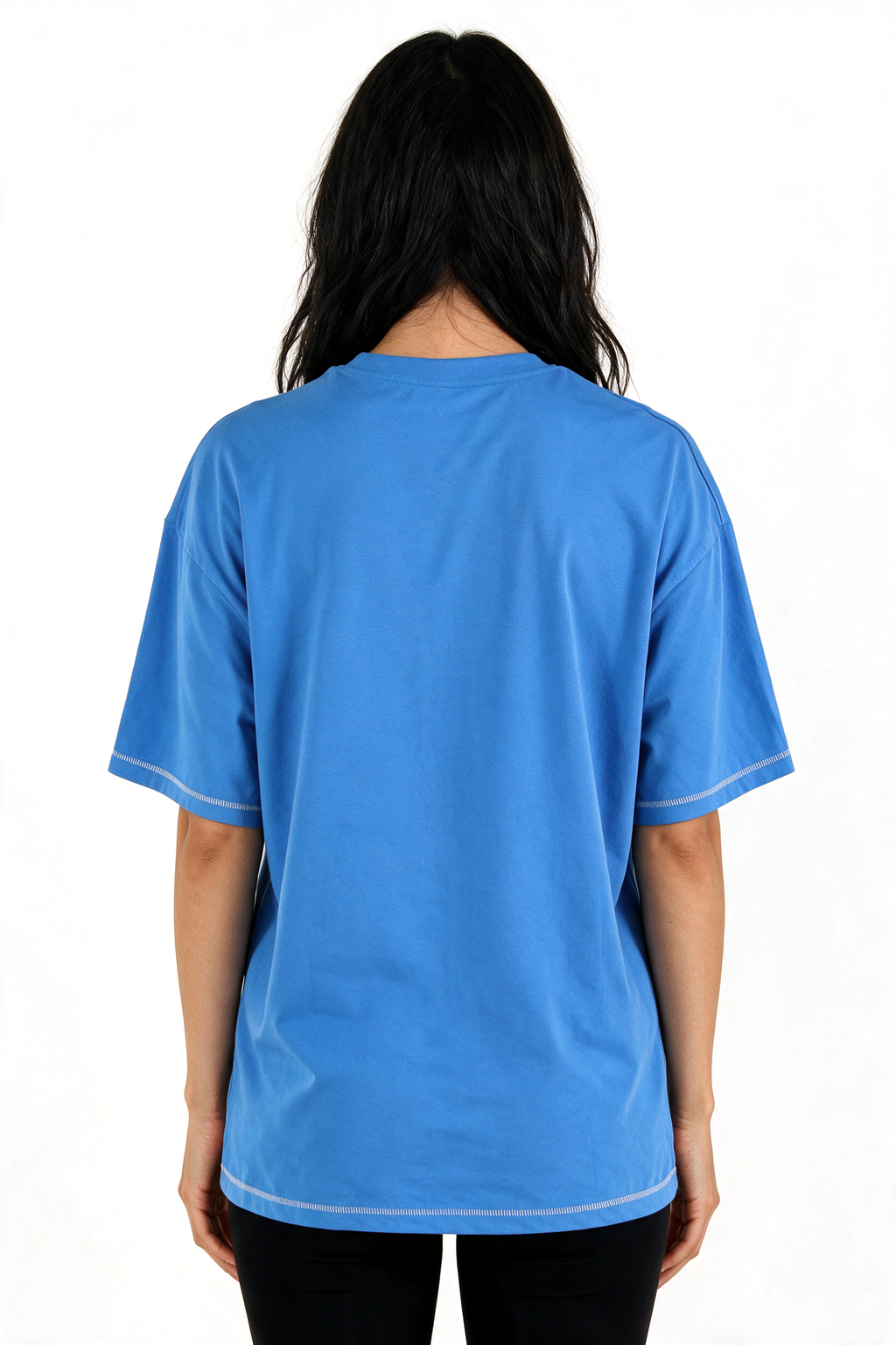 XCED : Heavy-Weight Stitched Oversized T-shirt turquoise back