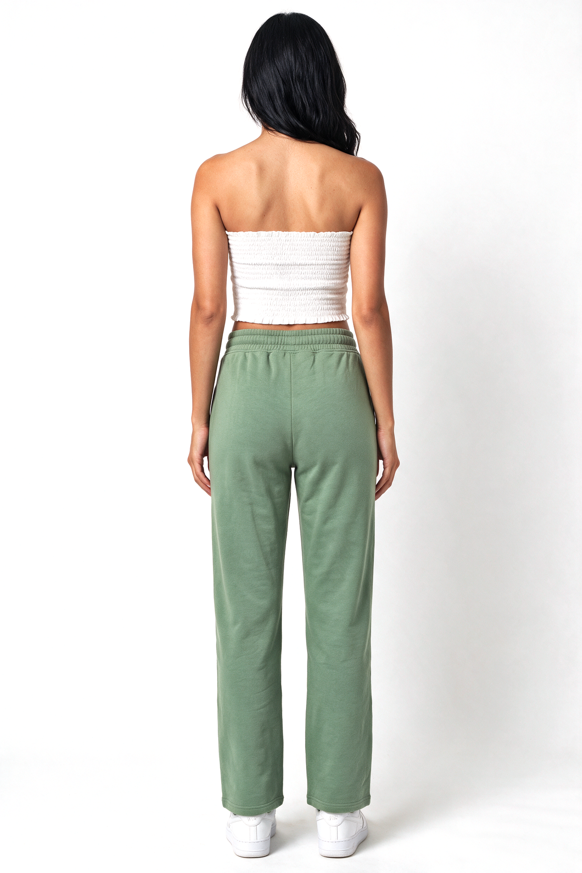 XCED : Cotton Sweatpants Green back