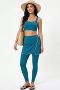 LIB : Teal Skirted Leggings